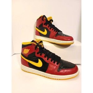 Air Jordan 1 Retro High OG 'Highlight Reel' Men (10) Red, Black, Gold 555088-017